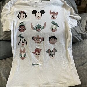 Disney 100 Years Of Wonder Character Shirt Size Medium M